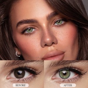 Coloredeye Petite Iris Grey Green Colored Contact Lenses