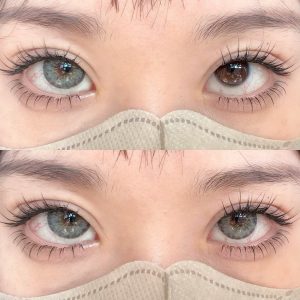Coloredeye Halo Iris Grey Colored Contact Lenses