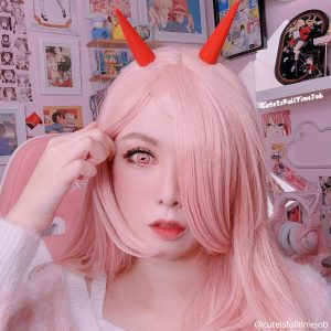 Coloredeye Blind Kamado Nezuko Ghost Prescription Cosplay Colored Contact Lenses