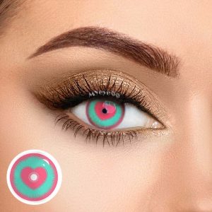 Coloredeye Blind Minecraft Green Pink Prescription Cosplay Colored Contact Lenses