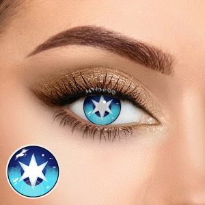 Coloredeye Blind Aqua Hoshino Blue Cosplay Colored Contact Lenses
