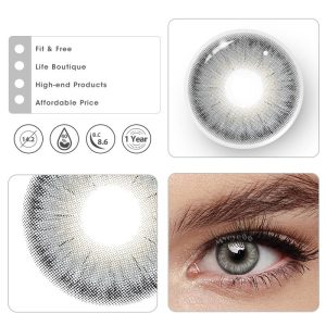 Coloredeye Fishtail Grey Colored Contact Lenses