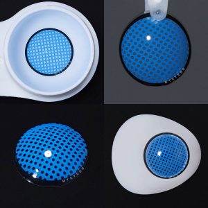 Coloredeye Blind Blue Mesh Cosplay Colored Contact Lenses