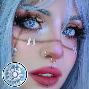 Coloredeye Blind Genshin Impact Snow Cosplay Colored Contact Lenses