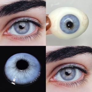 Coloredeye Rome Times Blue Prescription Men Colored Contact Lenses