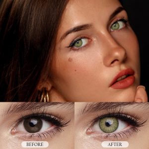 Coloredeye New York II Appeal Grey Brown Prescription Colored Contact Lenses