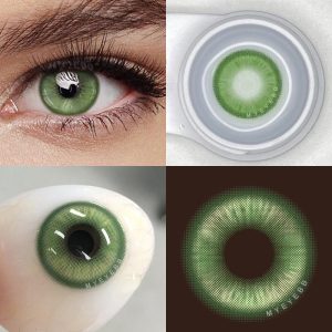 Coloredeye Magic Coral Green Prescription Colored Contact Lenses