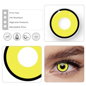 Coloredeye Yellow Manson Cosplay Colored Contact Lenses