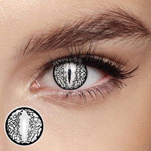 Coloredeye Blind Lizard Eye Sliver Cosplay Colored Contact Lenses