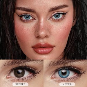 Coloredeye Breeze Blue Prescription Colored Contact Lenses