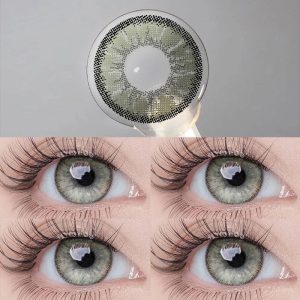 Coloredeye Vika Tricolor Dolce Grey Prescription Colored Contact Lenses