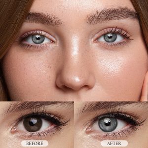 Coloredeye Dolly Grey Prescription Colored Contact Lenses