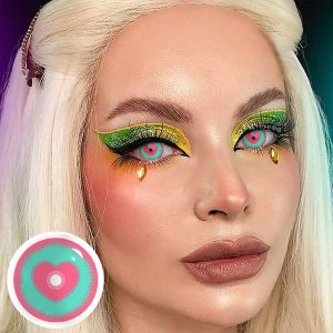 Coloredeye Blind Minecraft Green Pink Prescription Cosplay Colored Contact Lenses