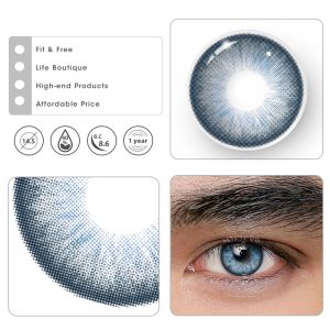 Coloredeye Barbie Taylor Blue Prescription Men Colored Contact Lenses