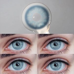 Coloredeye Unspoken Mirage Blue Prescription Colored Contact Lenses