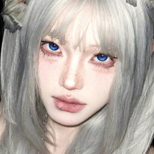 Coloredeye Butterfly Petal Blue Colored Contact Lenses丨6 Months