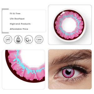 Coloredeye Sunflower Pinky Purple Prescription Cosplay Colored Contact Lenses