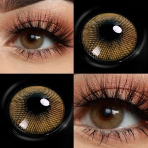Coloredeye Aurora Brown Prescription Colored Contact Lenses