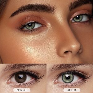 Coloredeye Neo Sunflower Green Prescription Colored Contact Lenses