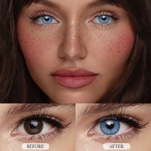 Coloredeye Iceberg Blue Prescription Colored Contact Lenses