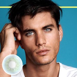 Coloredeye Ocean Blue Prescription Men Colored Contact Lenses