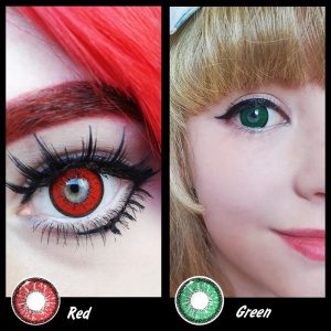 Coloredeye Red Prescription Cosplay Colored Contact Lenses
