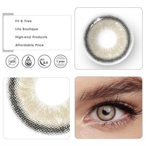 Coloredeye Moonbeam II Cow Boy Brown Prescription Colored Contact Lenses