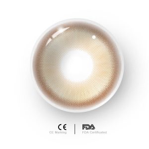 Coloredeye Magic Coral Gold Brown Prescription Colored Contact Lenses