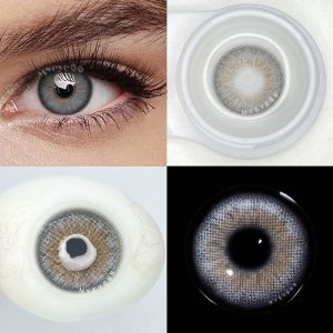 Coloredeye Deepwater Zone Grey Prescription Men Colored Contact Lenses