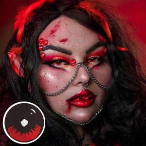 Coloredeye Blind Kamado Tanjirou Prescription Cosplay Colored Contact Lenses