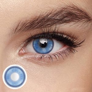 Coloredeye Magic Coral Blue Prescription Colored Contact Lenses
