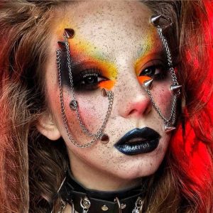 Coloredeye Black Block Prescription Cosplay Colored Contact Lenses