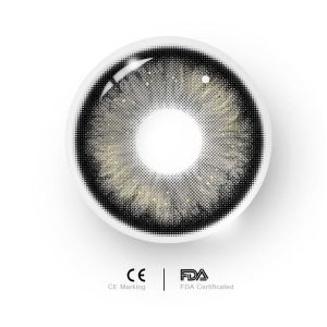 Coloredeye Pearlescent Black Prescription Men Colored Contact Lenses