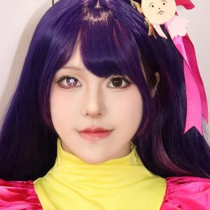 Coloredeye Blind Ruby Hoshino Purple Cosplay Colored Contact Lenses