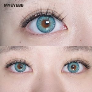 Coloredeye Aegean Sea II Blue Prescription Men Colored Contact Lenses
