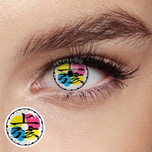 Coloredeye Blind Douma Prescription Cosplay Colored Contact Lenses