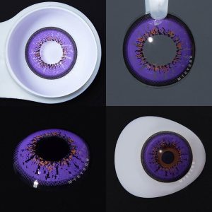 Coloredeye Purple Prescription Cosplay Colored Contact Lenses