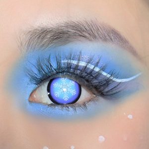 Coloredeye Blind Snowflake Cosplay Colored Contact Lenses