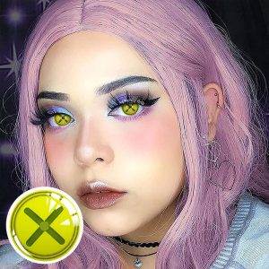 Coloredeye Blind Button Eye Green Cosplay Colored Contact Lenses