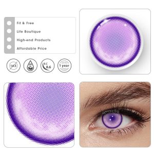 Coloredeye Kochou Shinobu Violet Prescription Cosplay Colored Contact Lenses