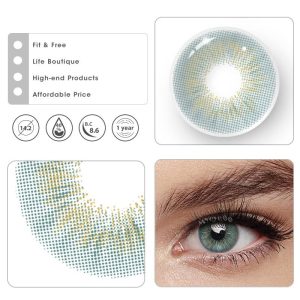 Coloredeye Mar Iris Green Colored Contact Lenses