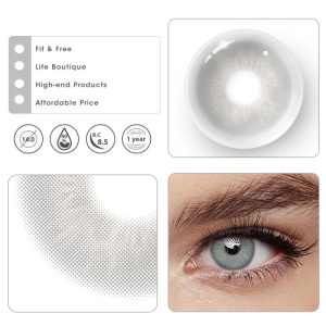Coloredeye Sin Grey Prescription Colored Contact Lenses