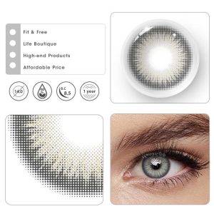 Coloredeye Y2K Boho Grey Prescription Colored Contact Lenses