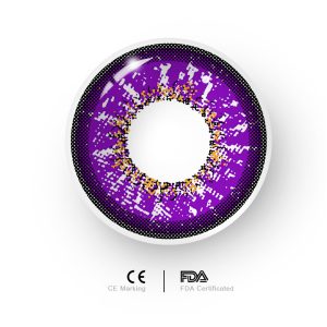 Coloredeye Purple Prescription Cosplay Colored Contact Lenses