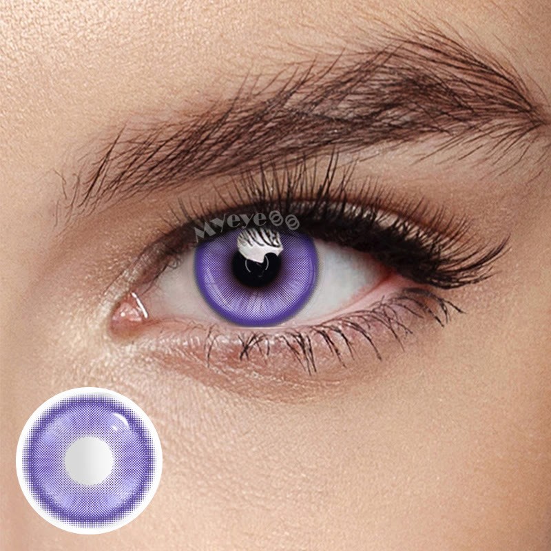 Coloredeye Magic Coral Blue Violet Prescription Colored Contact Lenses