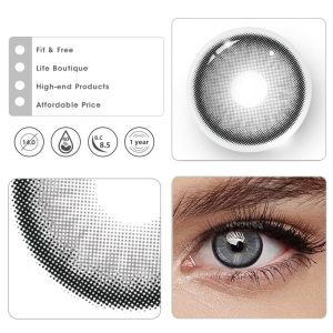 Coloredeye Norko Grey Prescription Men Colored Contact Lenses