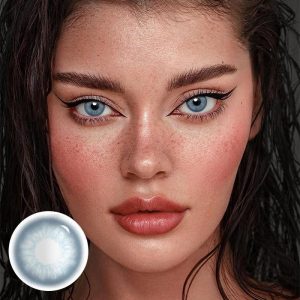 Coloredeye Unspoken Mirage Blue Prescription Colored Contact Lenses