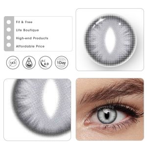 Coloredeye Dragon Eye Grey Cosplay Colored Contact Lenses丨1 Day