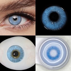 Coloredeye Queen Blue Prescription Colored Contact Lenses