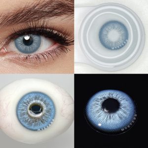 Coloredeye Unspoken Mirage Blue Prescription Colored Contact Lenses